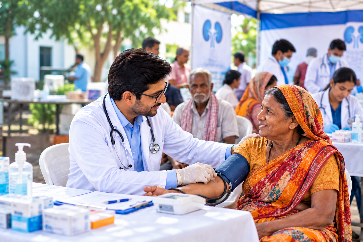 NGO Support and Free Camps