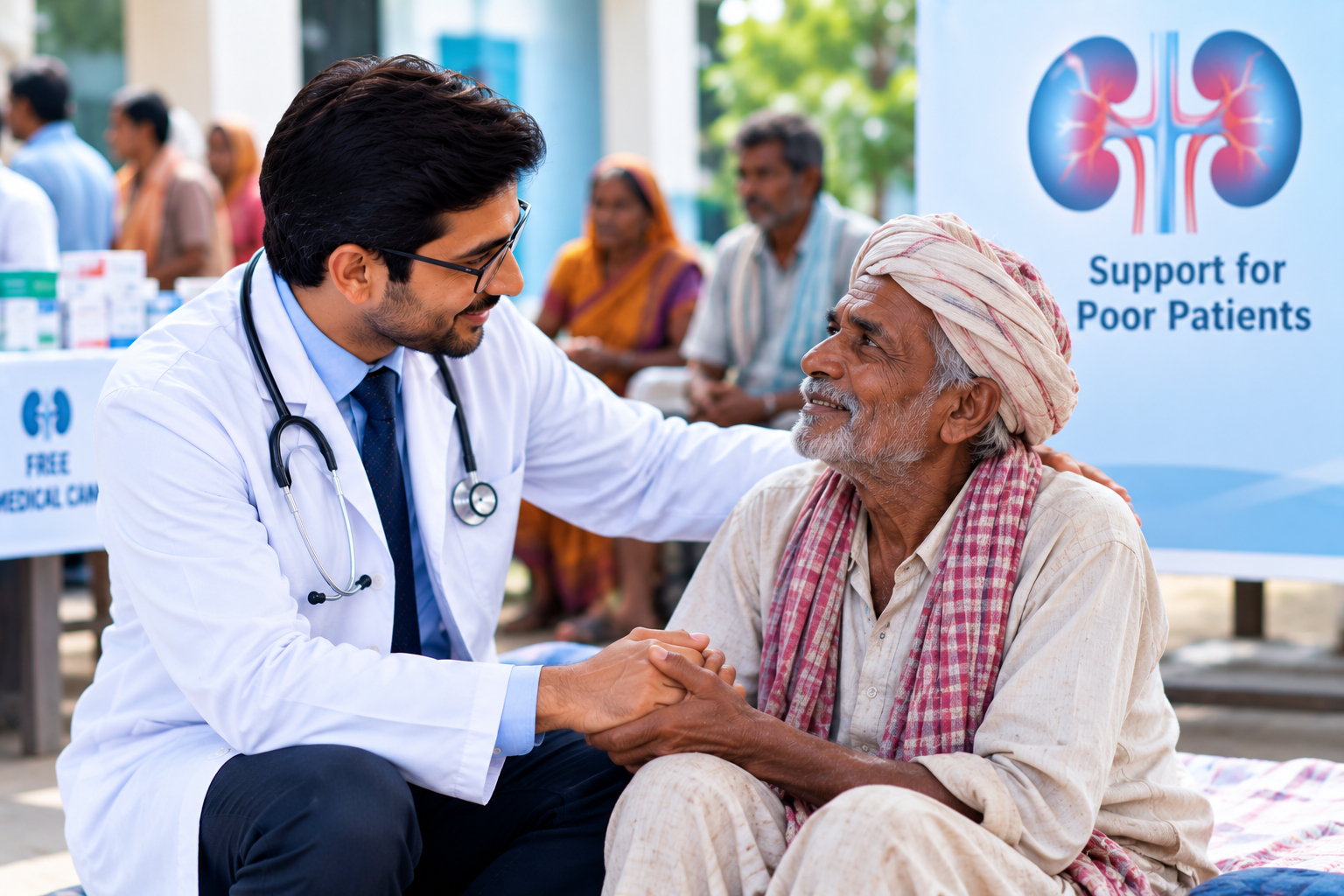 Support for Poor Patients