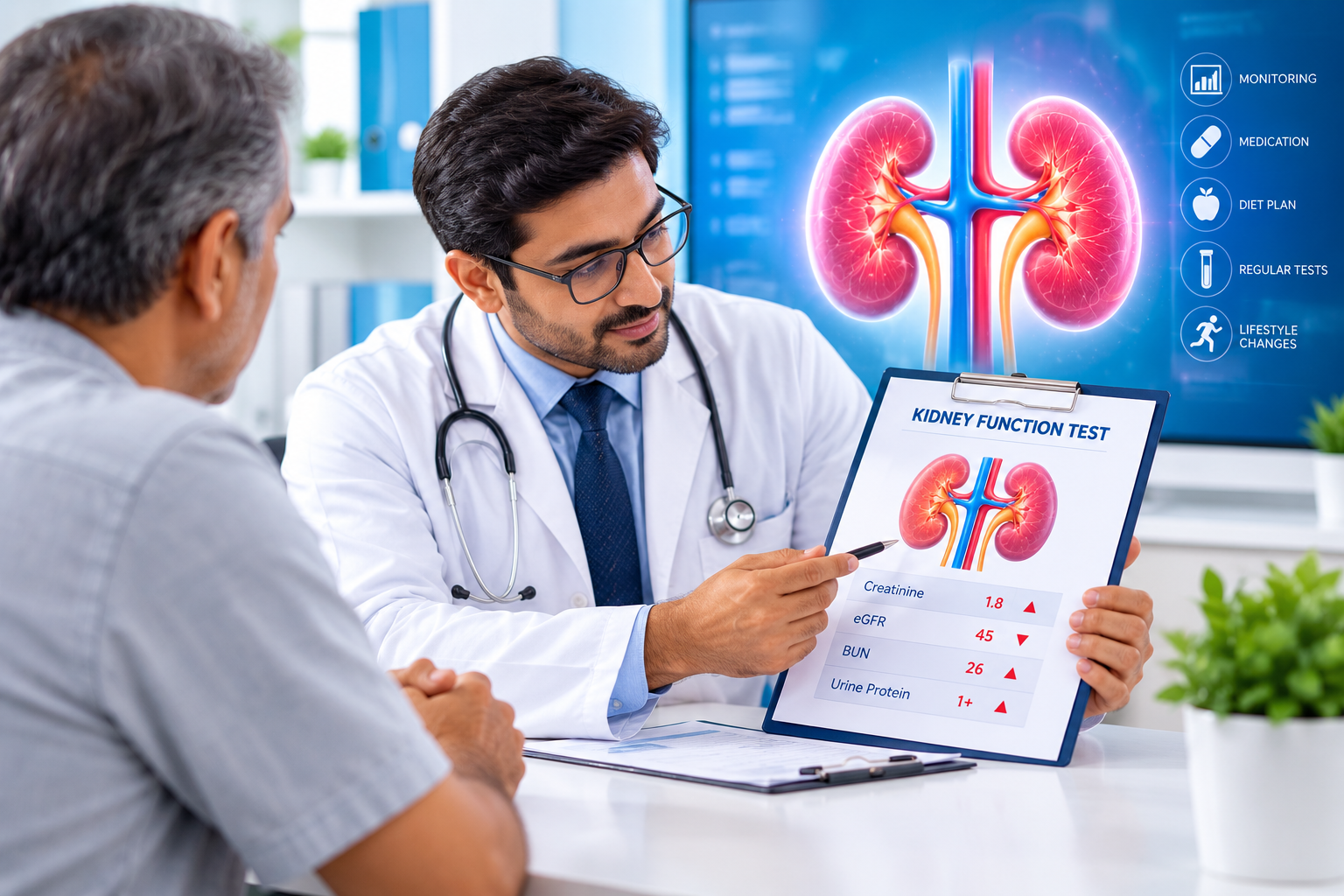 After Diagnosis of Kidney Disease
